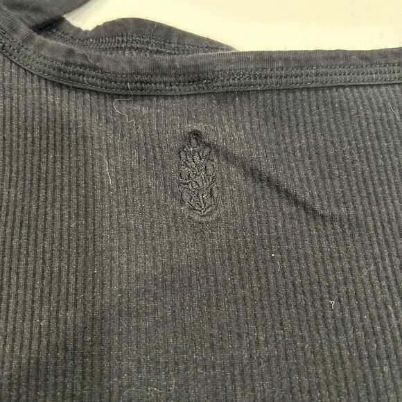 FP Movement Black Ribbed Double Strap Crop Cami Tank Top Small - Picture 4 of 6